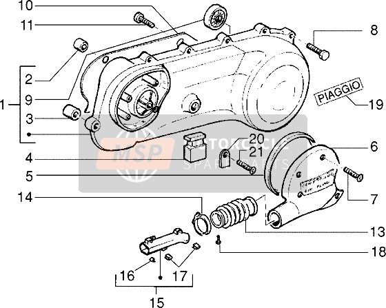 297049, Thermostaat (Fuji Bellows, Piaggio, 2