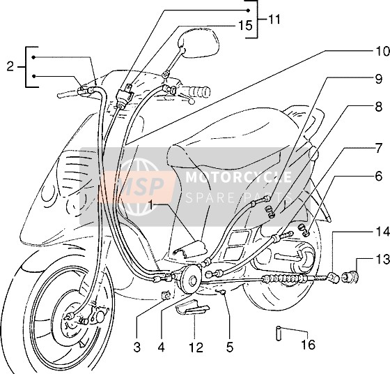 560711, Gearbox, Piaggio, 1