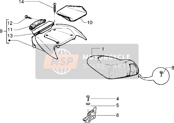 CM011401, Selle, Piaggio, 4