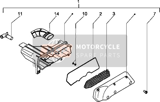 Air Cleaner (Vehicle With Rear Hub Brake)