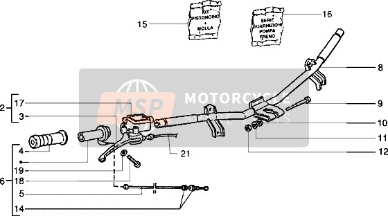 CM064304, Remmen Pomp, Piaggio, 0