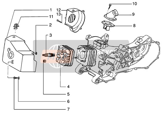 Cylinder Head-Inlet And Induction Pipe