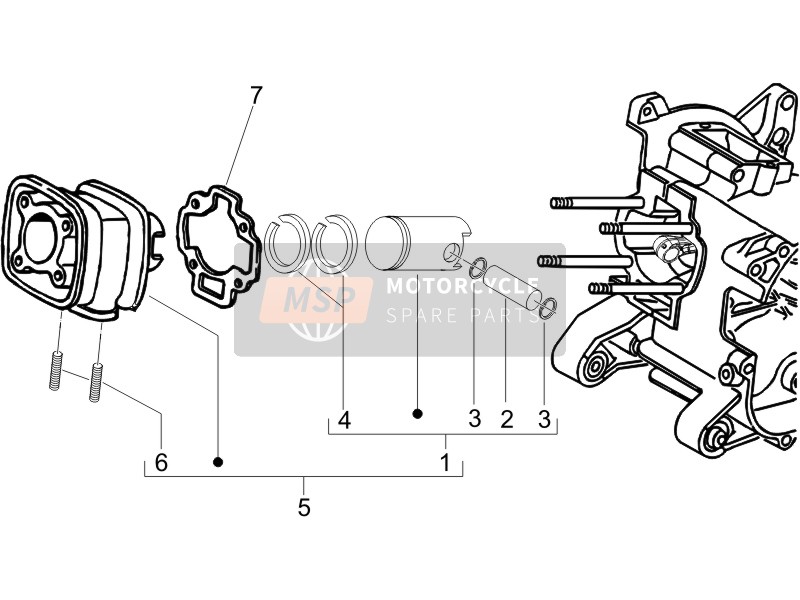 Cylinder-Piston-Wrist Pin Unit (2)