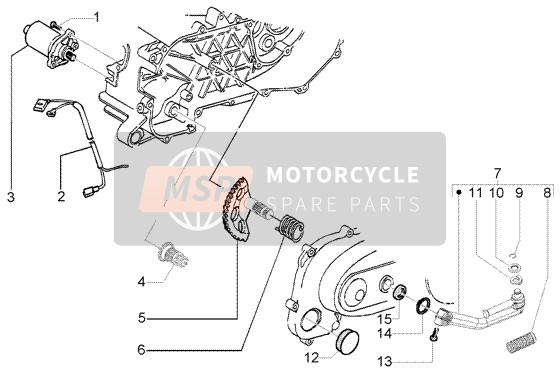 Starting Motor - Starter Lever