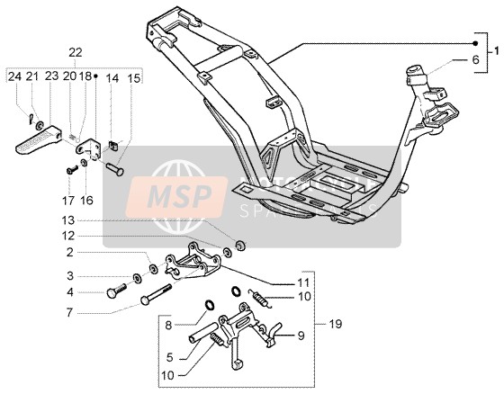 Chassis centrale standaard