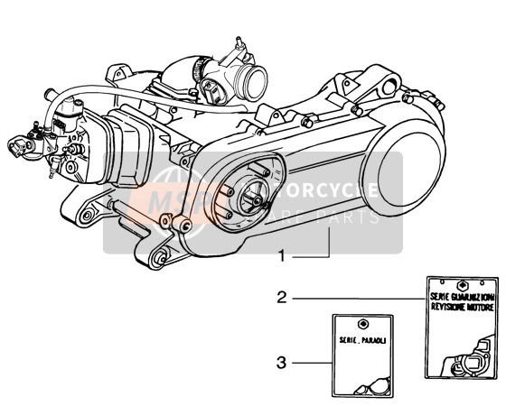 Piaggio NRG Purejet 2003 Moteur pour un 2003 Piaggio NRG Purejet