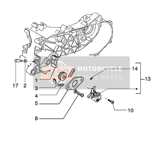 Piaggio NRG Purejet 2003 La pompe à huile pour un 2003 Piaggio NRG Purejet