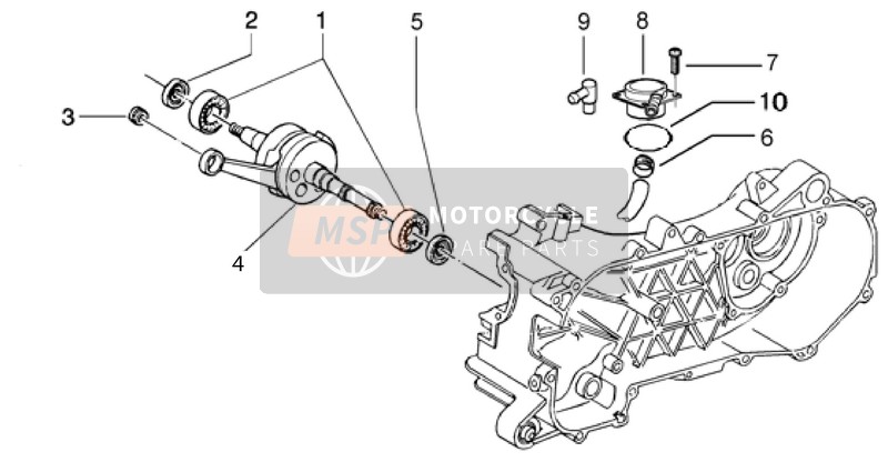 Albero motore-Compressore d'aria