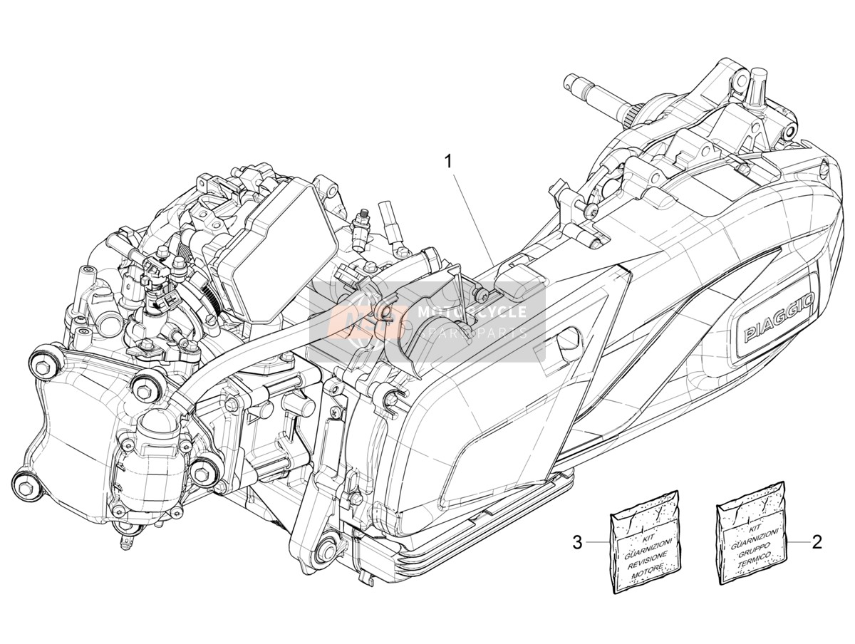 Motor assemblage