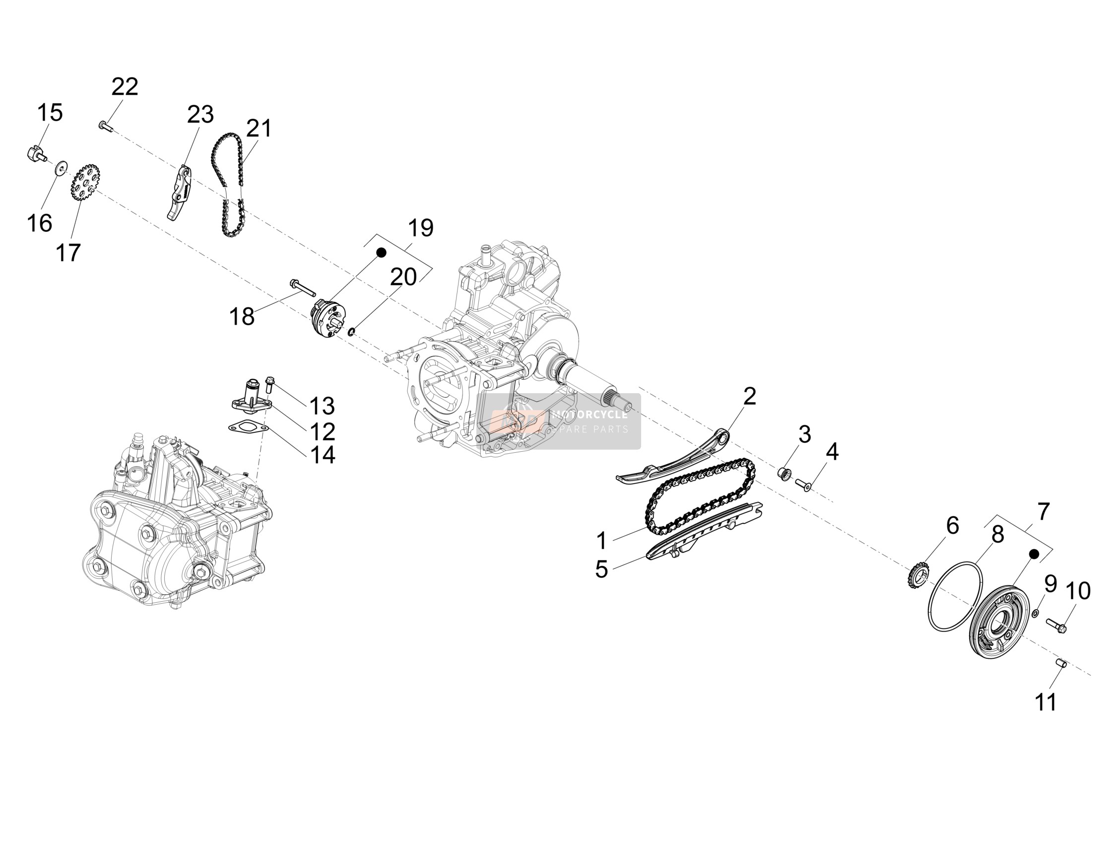 1A015826, Oil Pump Pad, Piaggio, 0