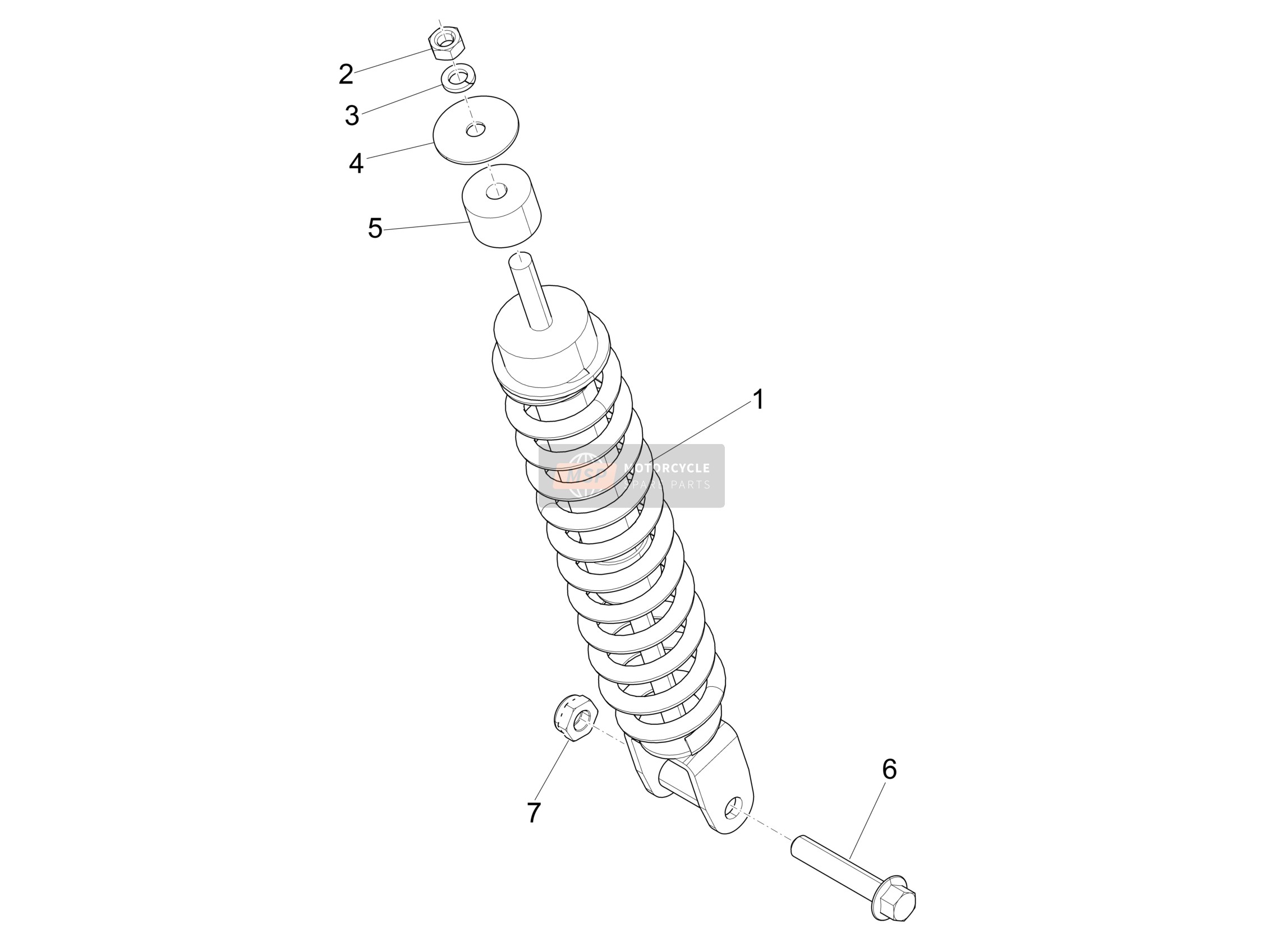 Suspension arrière - Amortisseur/s