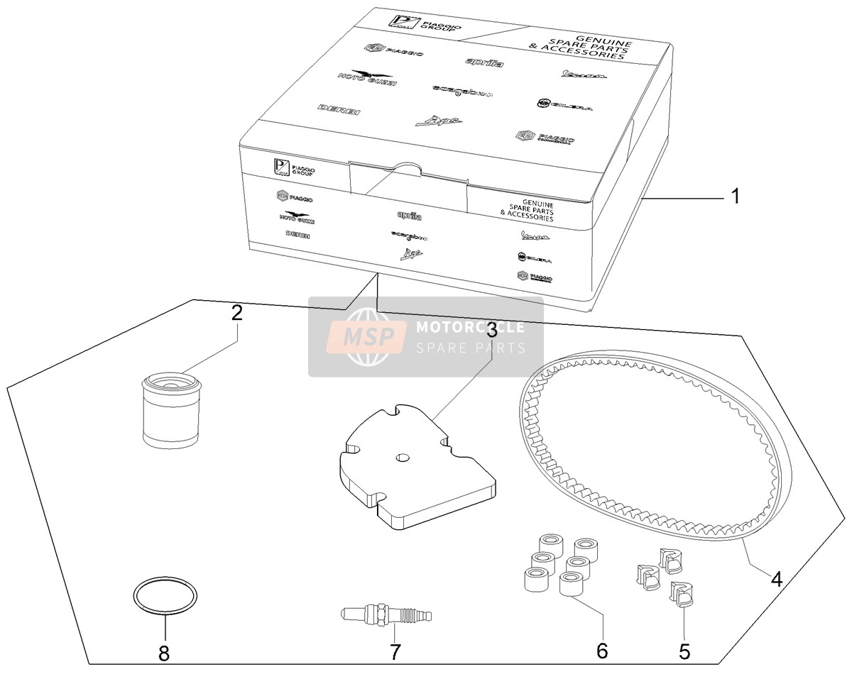 Kit Complet D'usure Et D'entretien