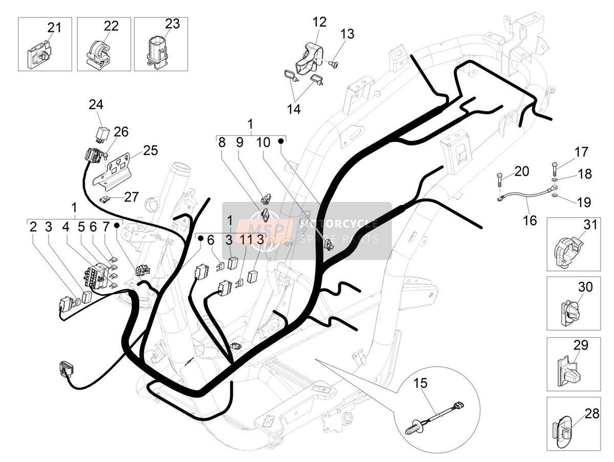 Main cable harness