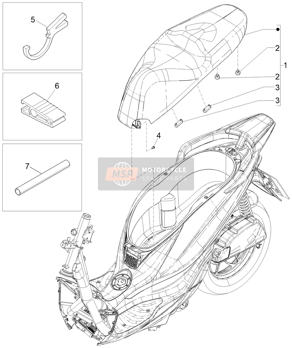 Saddle/seats