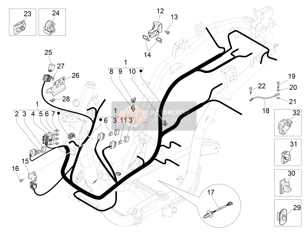 Main cable harness