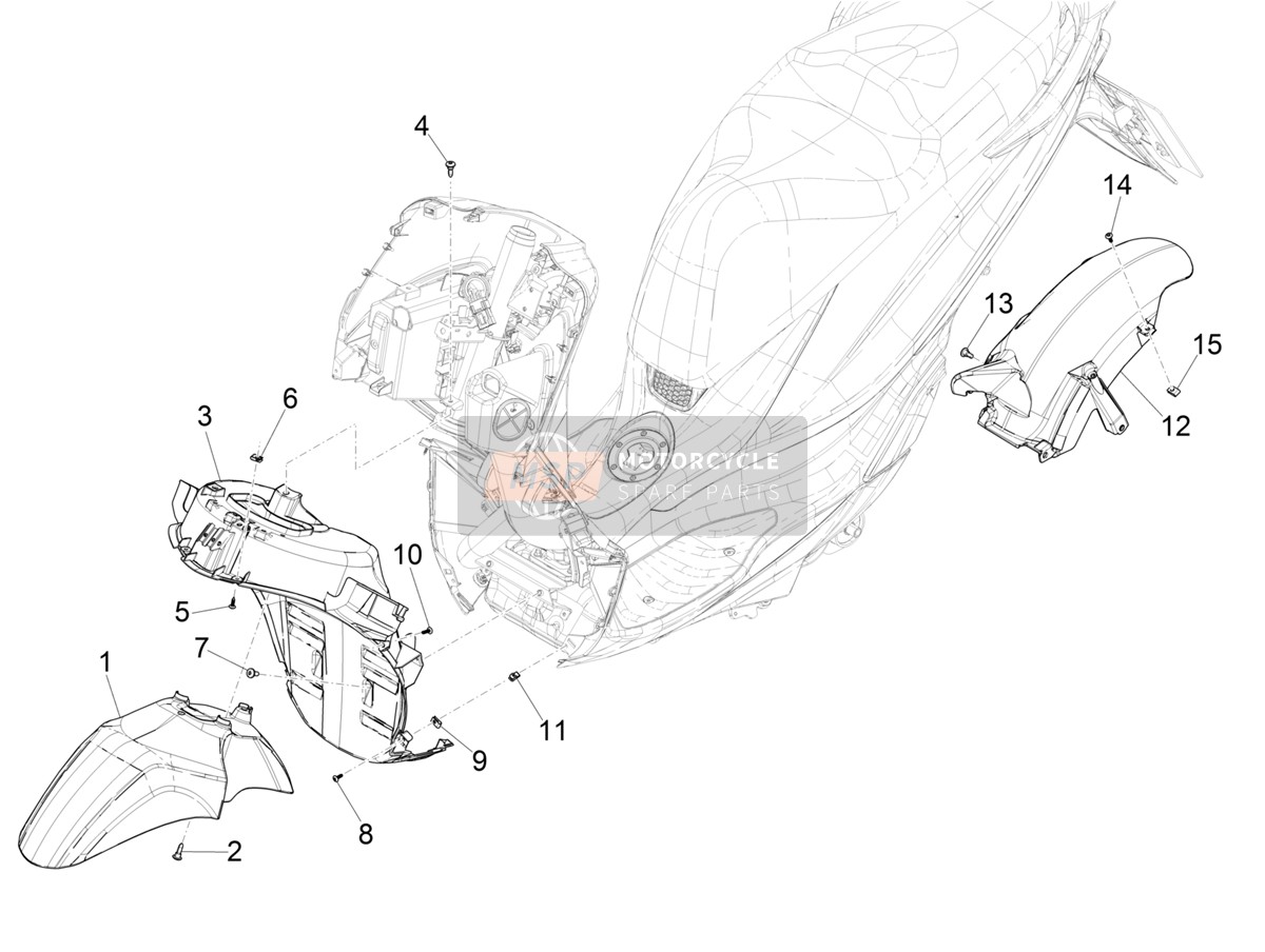Wheel huosing - Mudguard