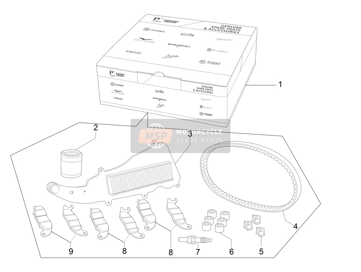 Kit Complet D'usure Et D'entretien