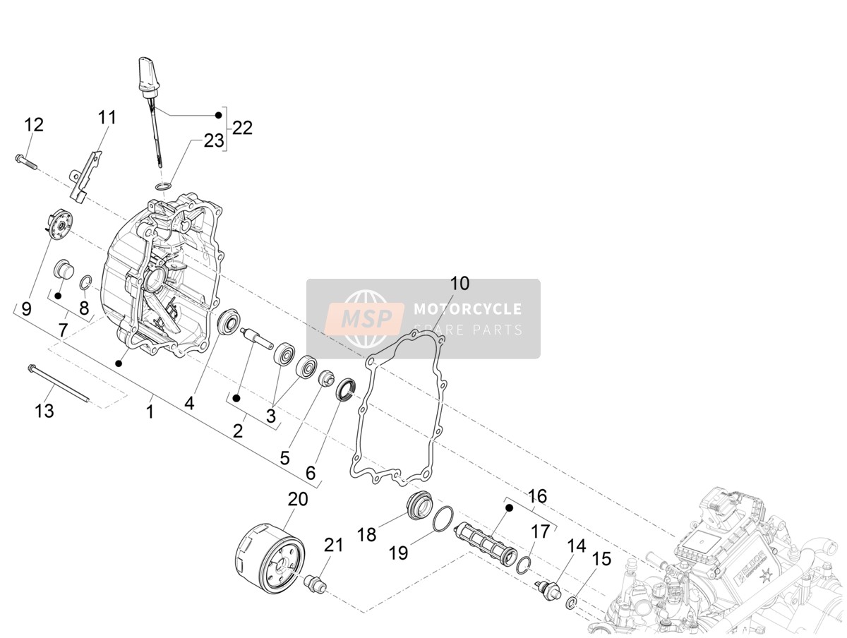 Couvercle D'allumage Magnétique Du Volant - Filtre À Huile