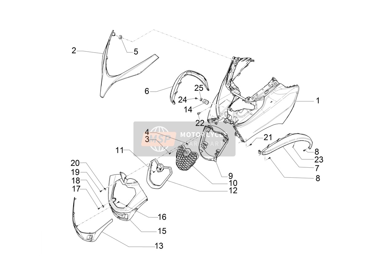 Front shield