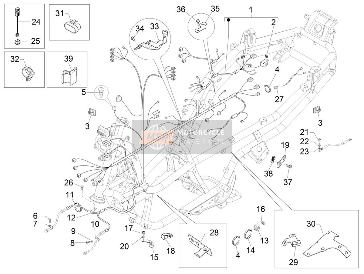 Main cable harness