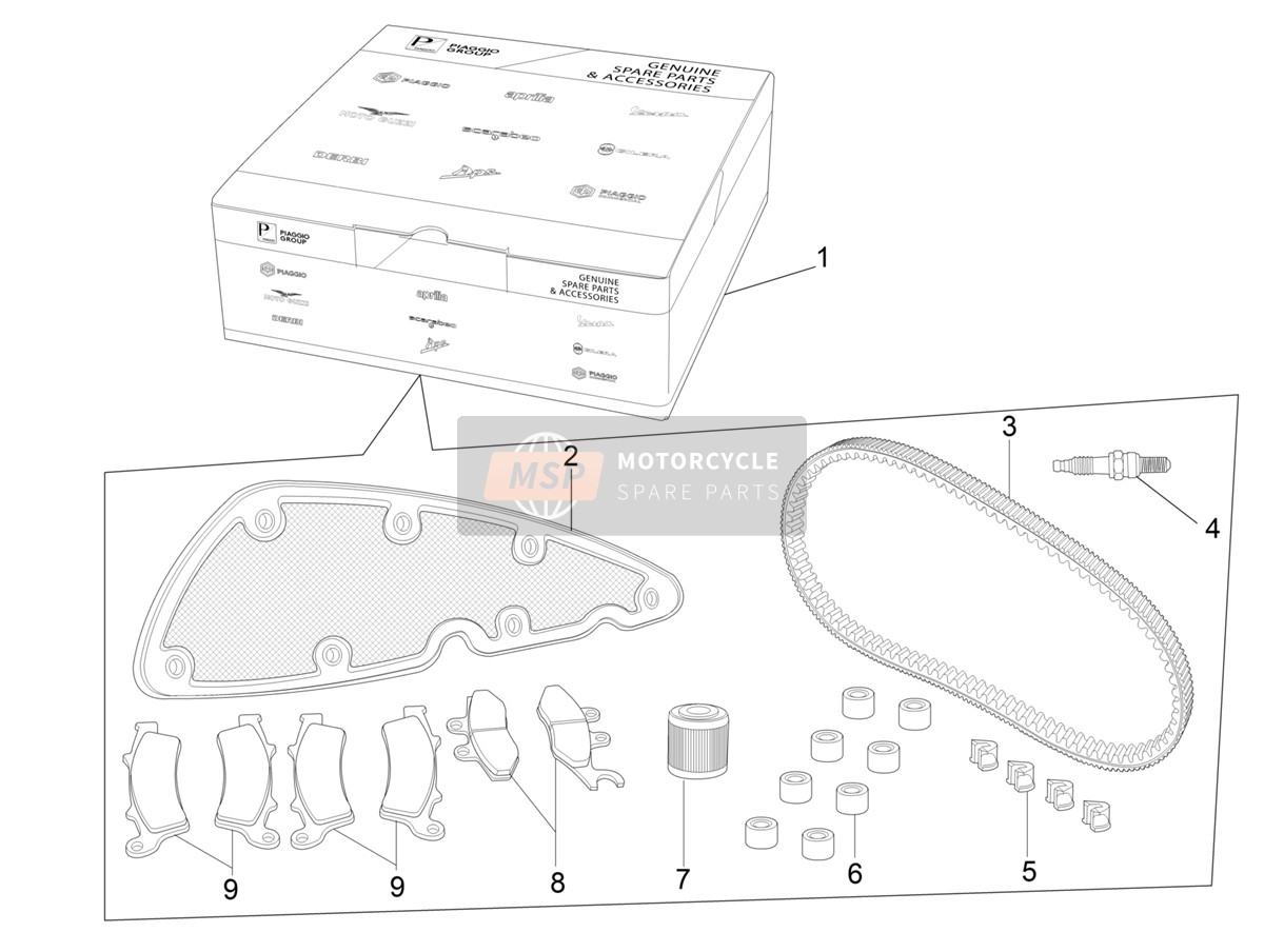 Kit Complet D'usure Et D'entretien