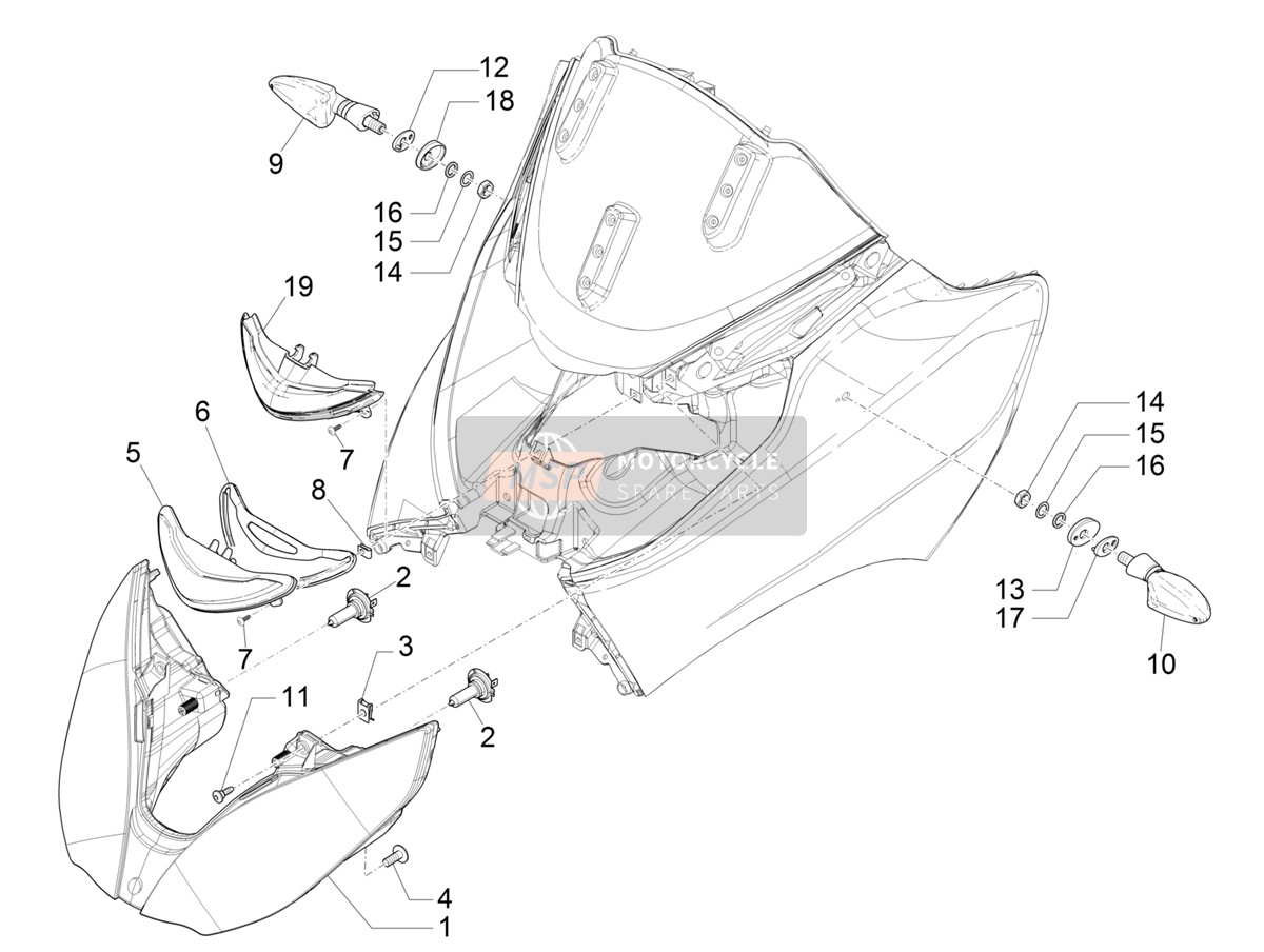 Phares avant - Lampes de clignotant