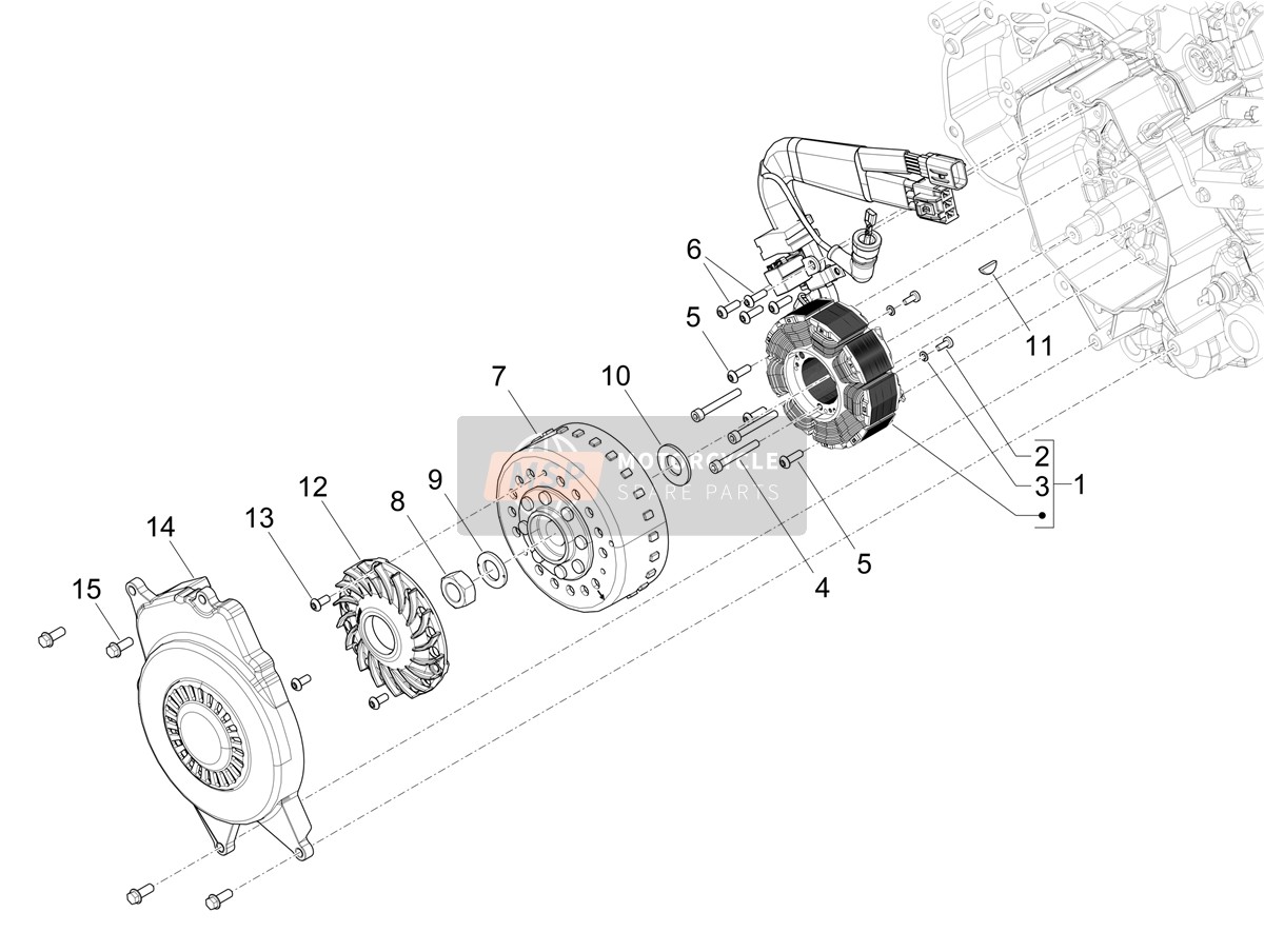 664194, Hexag Head Screw M4 X 10, Piaggio, 0