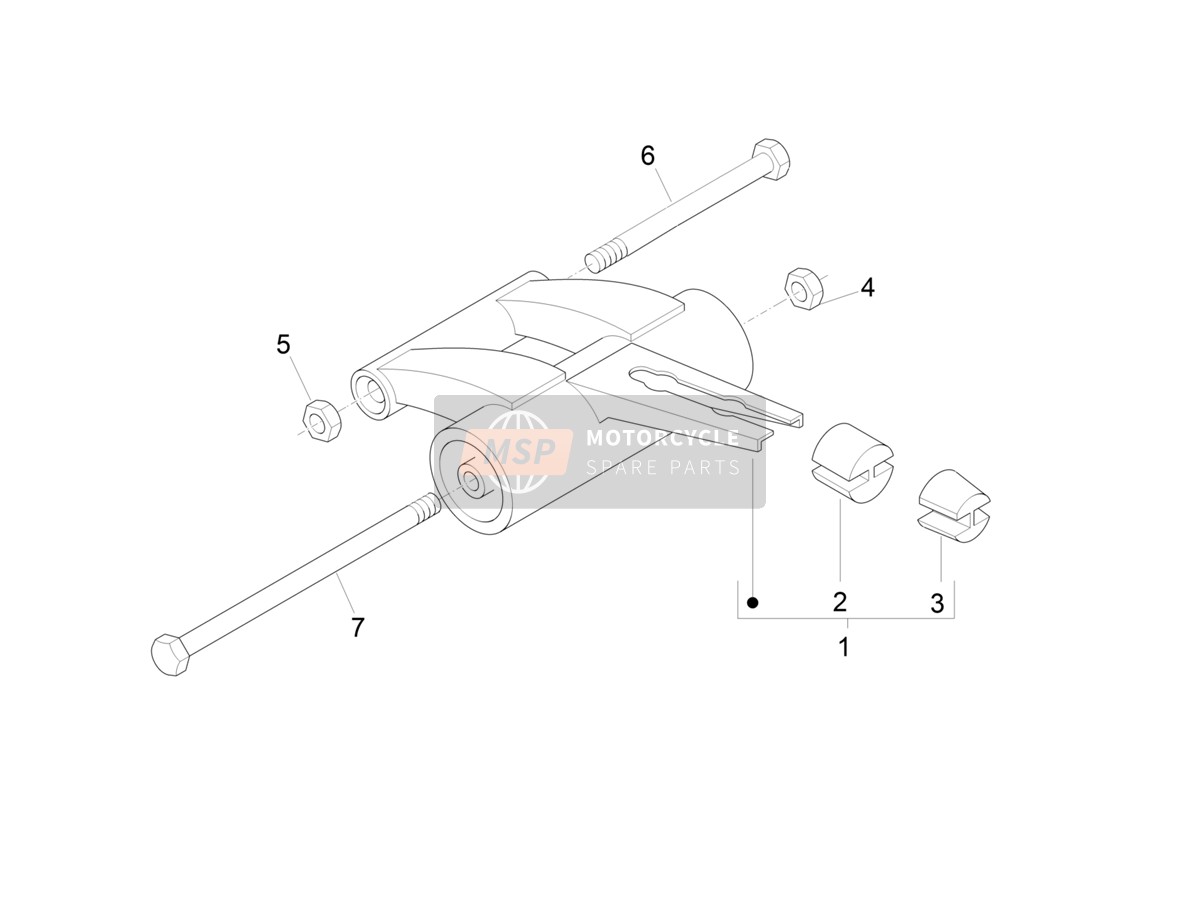 Swinging arm