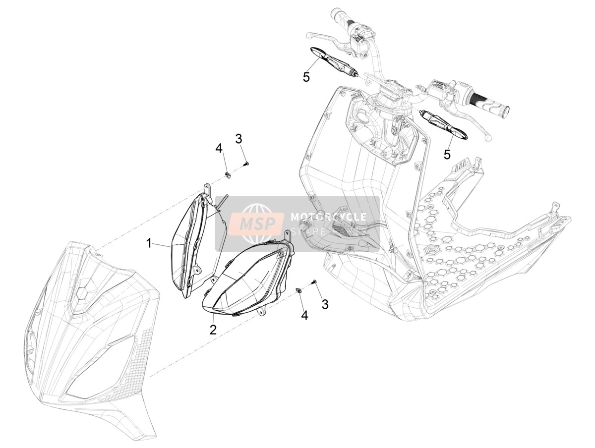 Phares avant - Lampes de clignotant