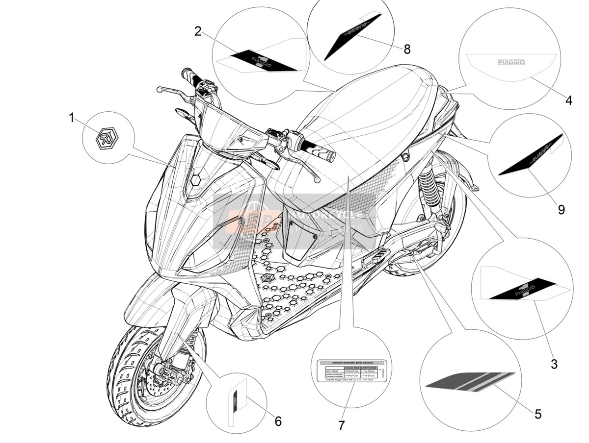 2H005156, Feng Chen Wang Left St, Piaggio, 2