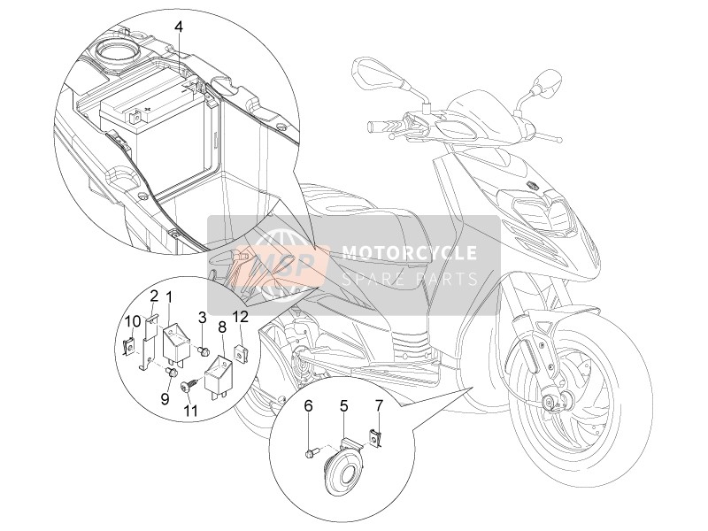 Remote control switches - Battery - Horn
