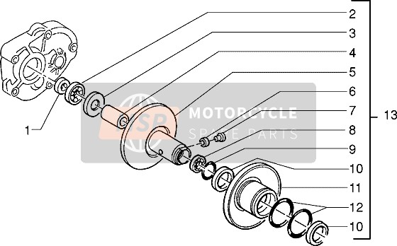 Driven Half Pulley