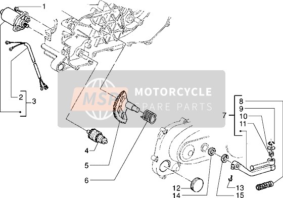 Starting Motor-Starter Lever