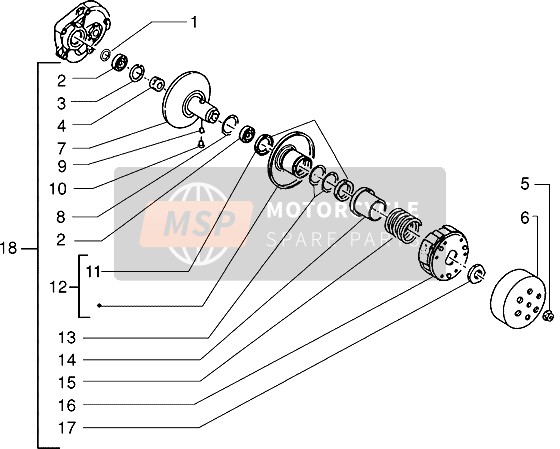 285007, Lager, Piaggio, 0