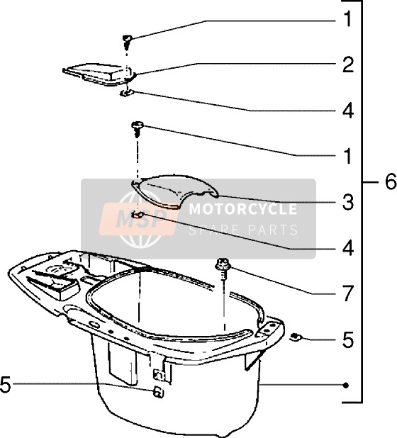 Piaggio Sfera RST 80 1995 Case Helmet for a 1995 Piaggio Sfera RST 80