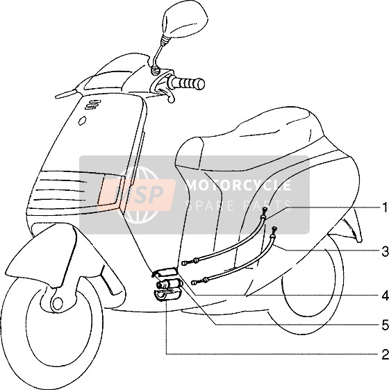 Piaggio Skipper 125 1995 Trasmissioni per un 1995 Piaggio Skipper 125