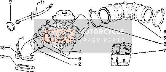 Piaggio Skipper 125 4T 2003 Carburador para un 2003 Piaggio Skipper 125 4T