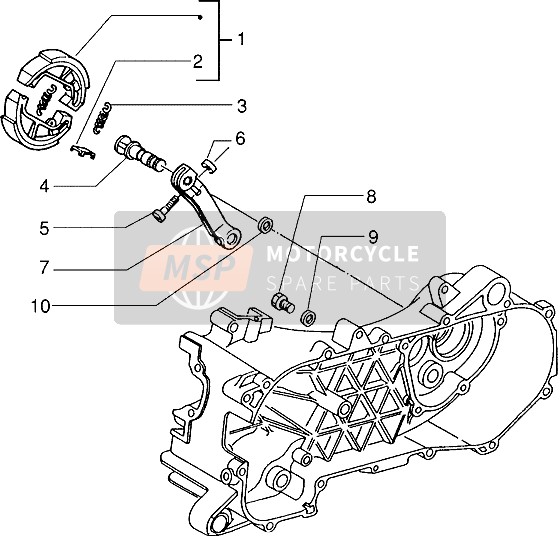 Piaggio SkipperR 150 1997 Brake Lever for a 1997 Piaggio SkipperR 150