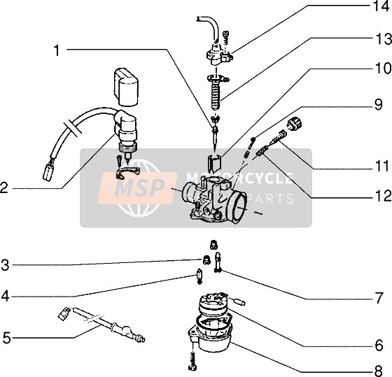 CM101906, Gicleur Csm, Piaggio, 0