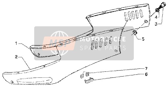 Piaggio Super Hexagon GTX 125 2003 Side Panels for a 2003 Piaggio Super Hexagon GTX 125