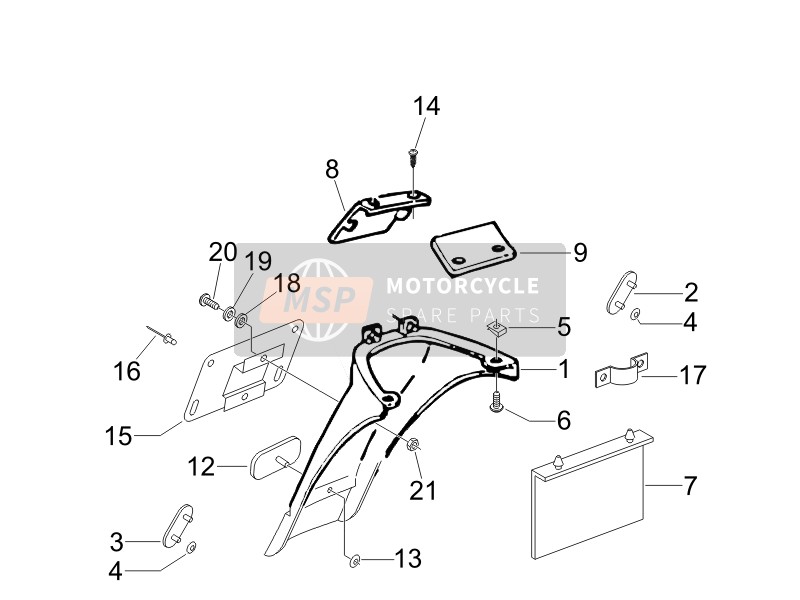 Rear Cover - Splash Guard