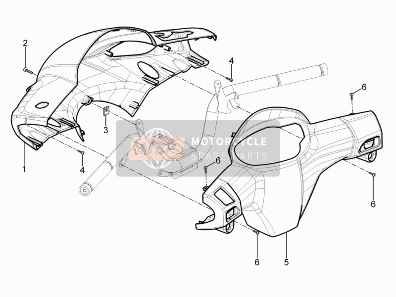 Piaggio Typhoon 50 2T E3 (CH) 2011 Coberturas manillares para un 2011 Piaggio Typhoon 50 2T E3 (CH)