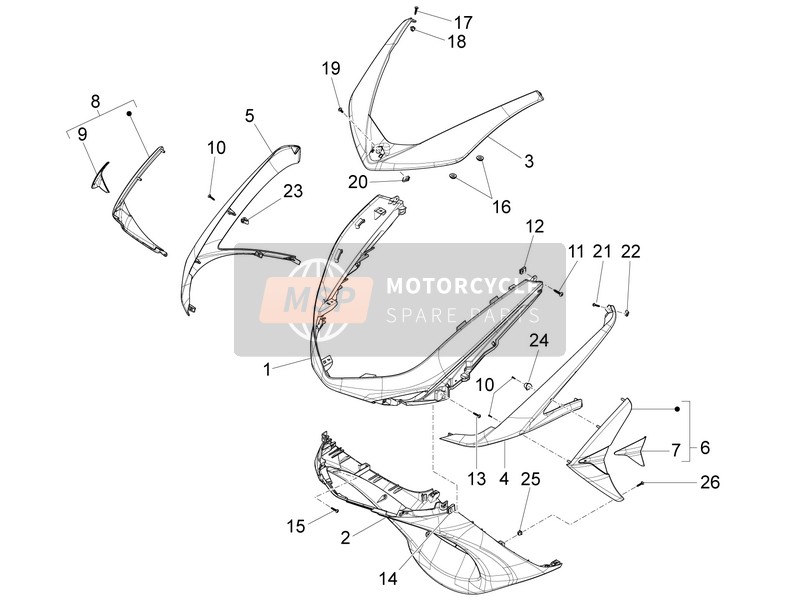 67342400NN, Couvre Chassis, Piaggio, 0