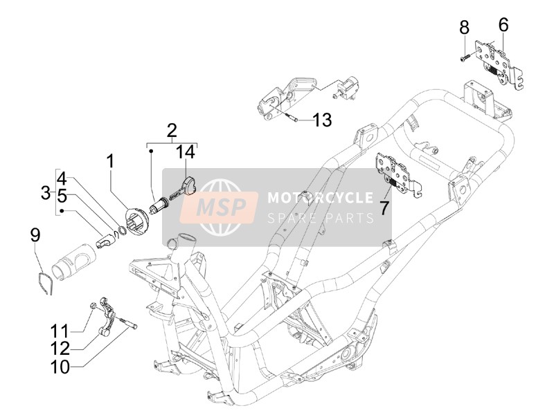 577816, Lenkschloss, Piaggio, 1