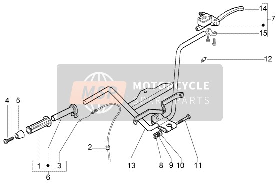 271453, Grip, R.H., Piaggio, 0