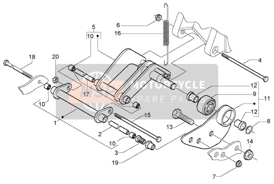 Bras oscillant