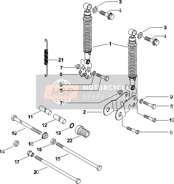 Rear Suspension - Shock Absorber/s