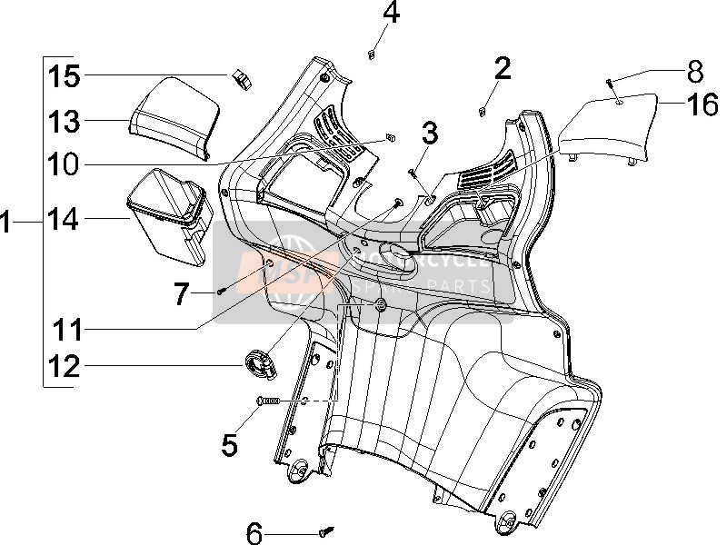 Front Glove-Box - Knee-Guard Panel