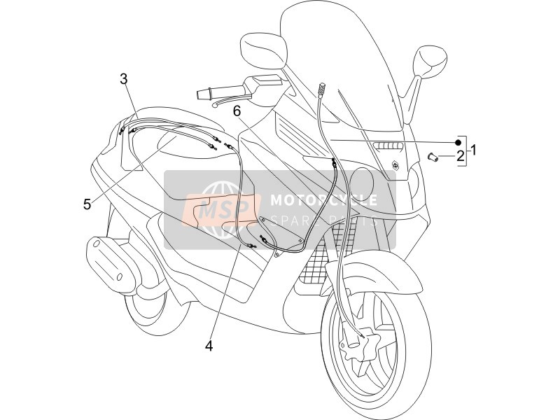 CM012818, Hoes Opening Transmissie, Piaggio, 1