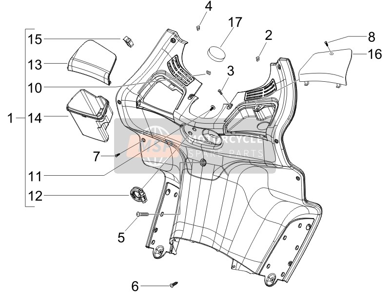 Front Glove-Box - Knee-Guard Panel